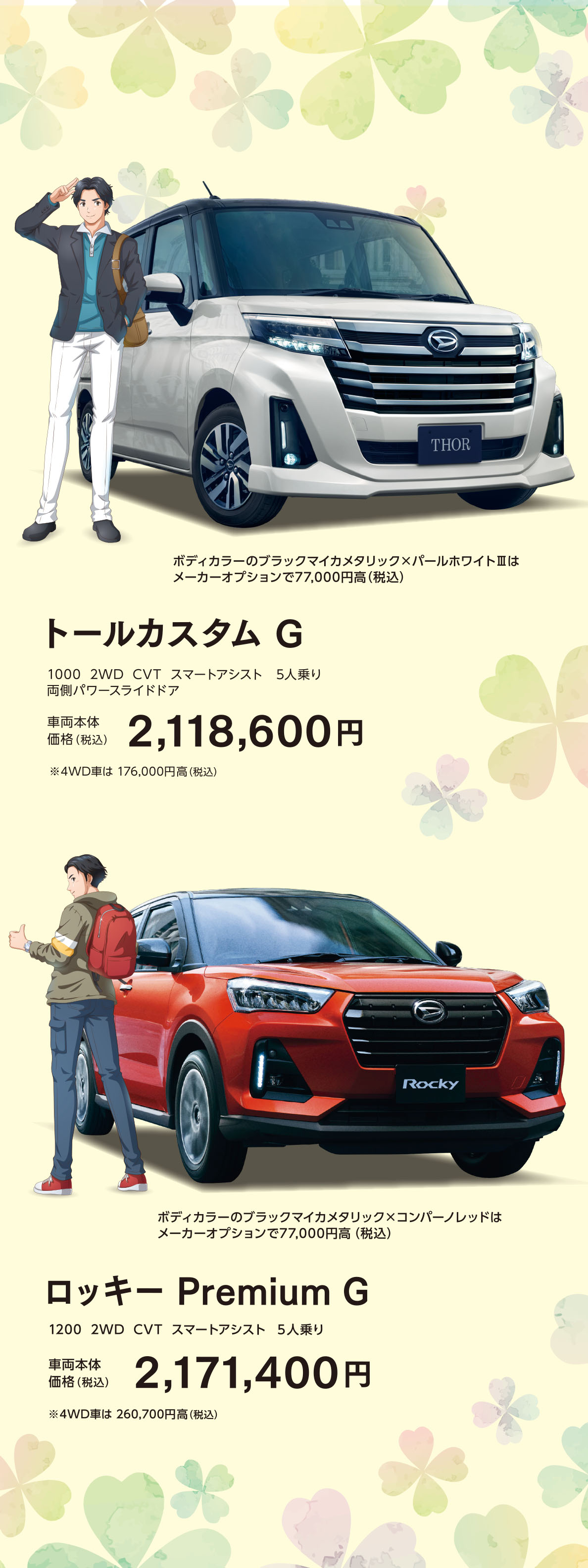 トール、ロッキー